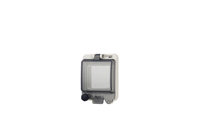 Open the transparent cover