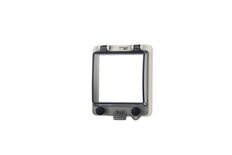 Open the transparent cover