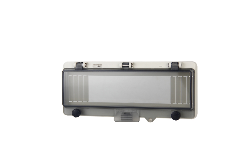 Open the transparent cover